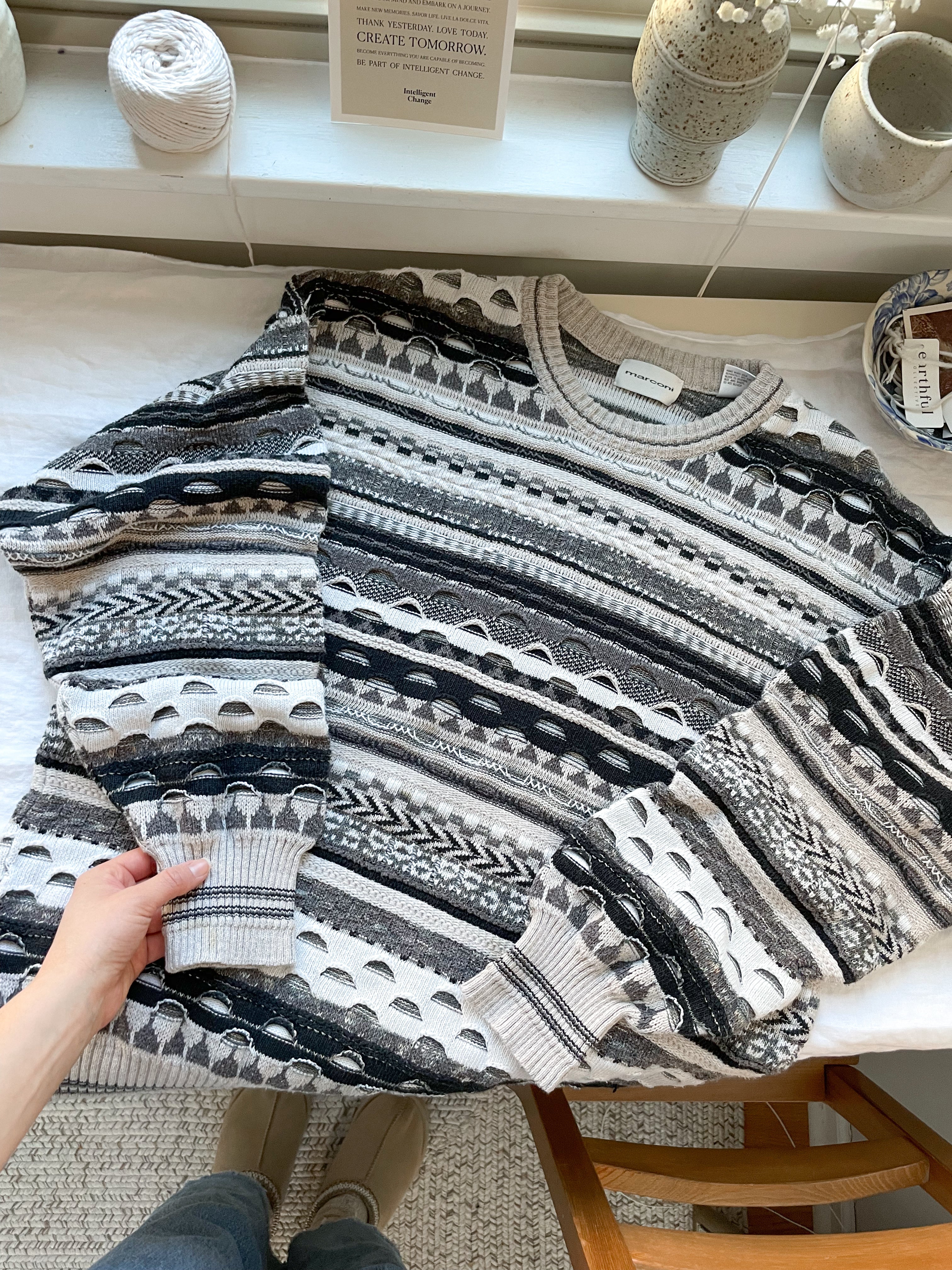 The Horizontal Coogi Style Sweater (XL)