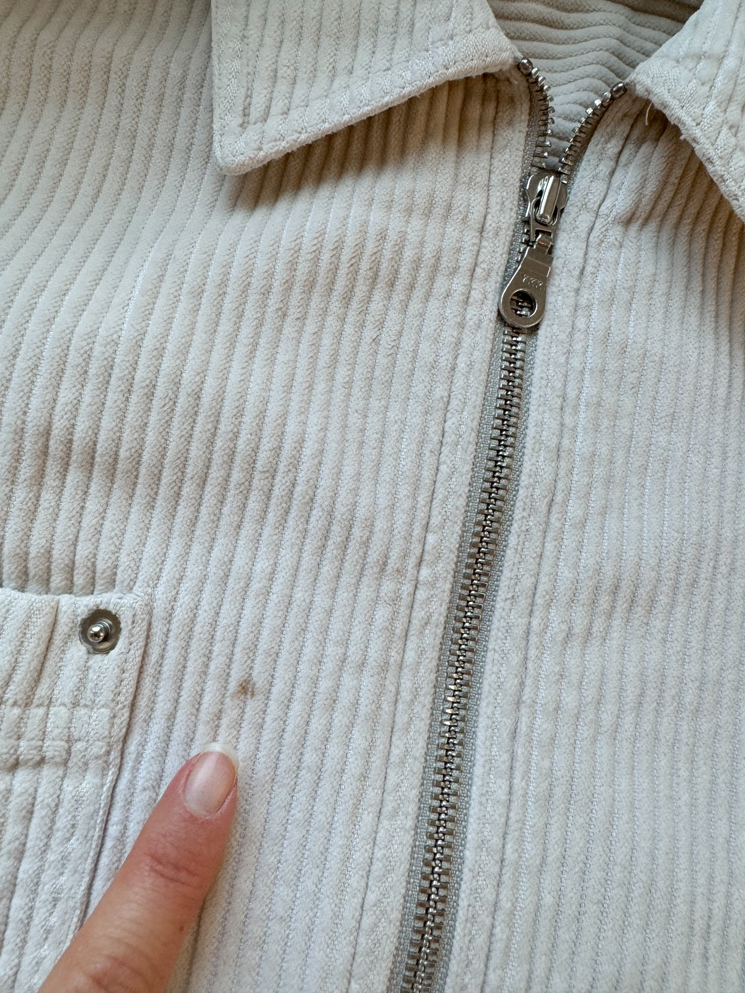 The Cream Corduroy Shacket (L)