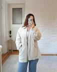 The Cream Corduroy Shacket (L)