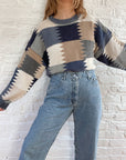 The Zig Zag Patch Sweater (L)