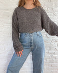 Speckled Navy & Brown Sweater (L)