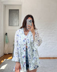 The Wisteria Vine Sheer Blouse (L)