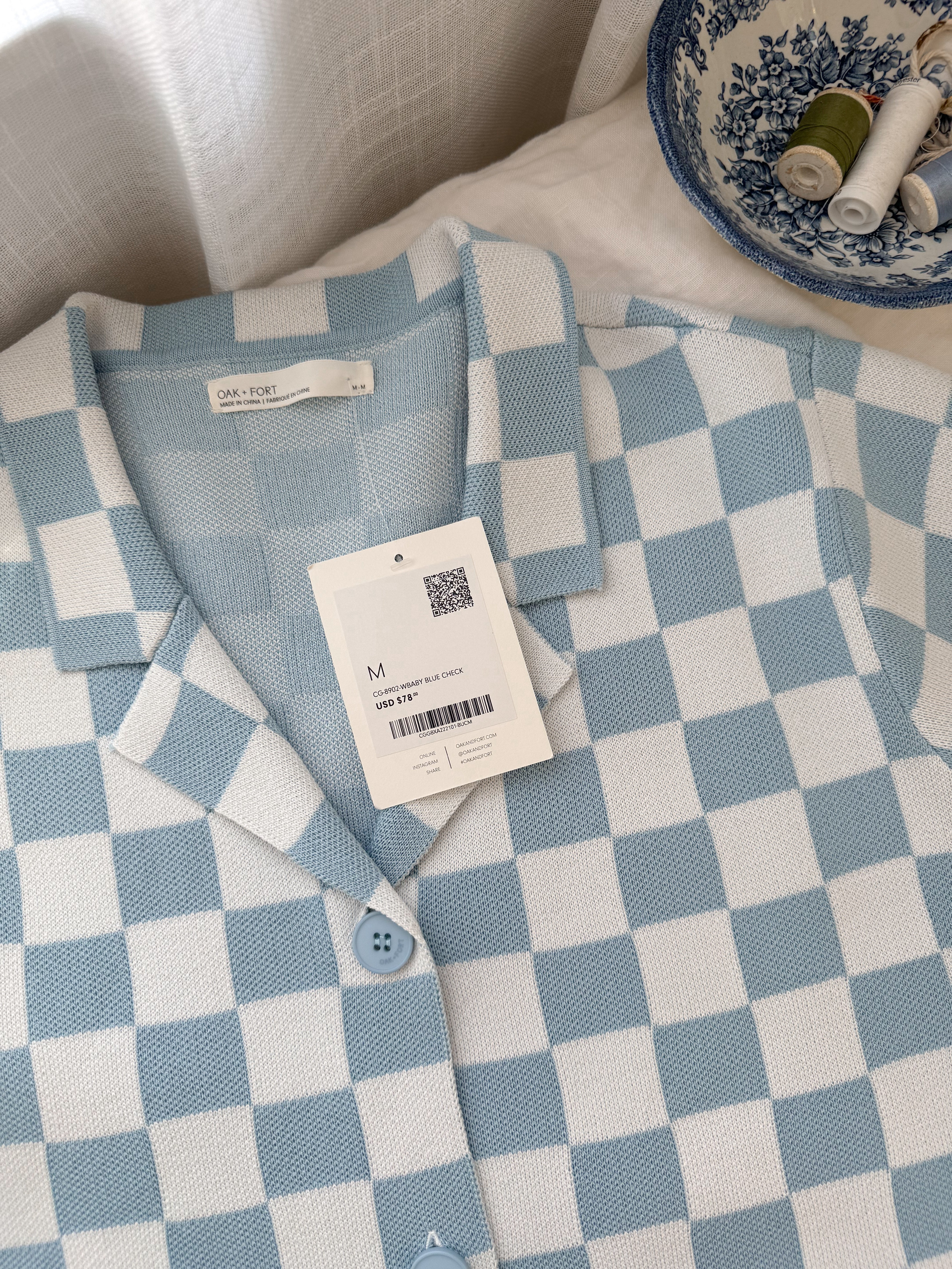 The Checkered Picnic Button Up (M)
