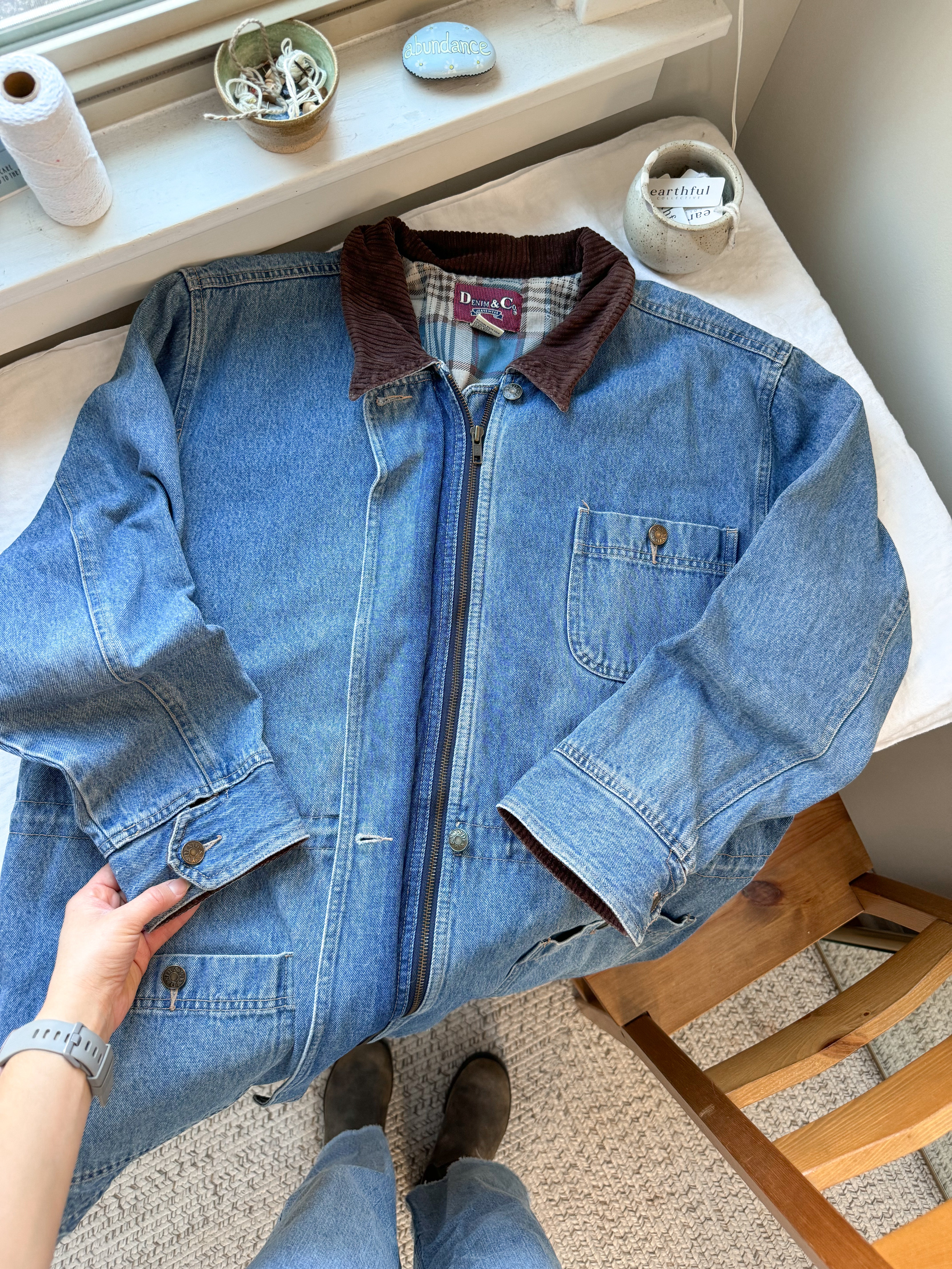 The Denim Chore Coat (L)