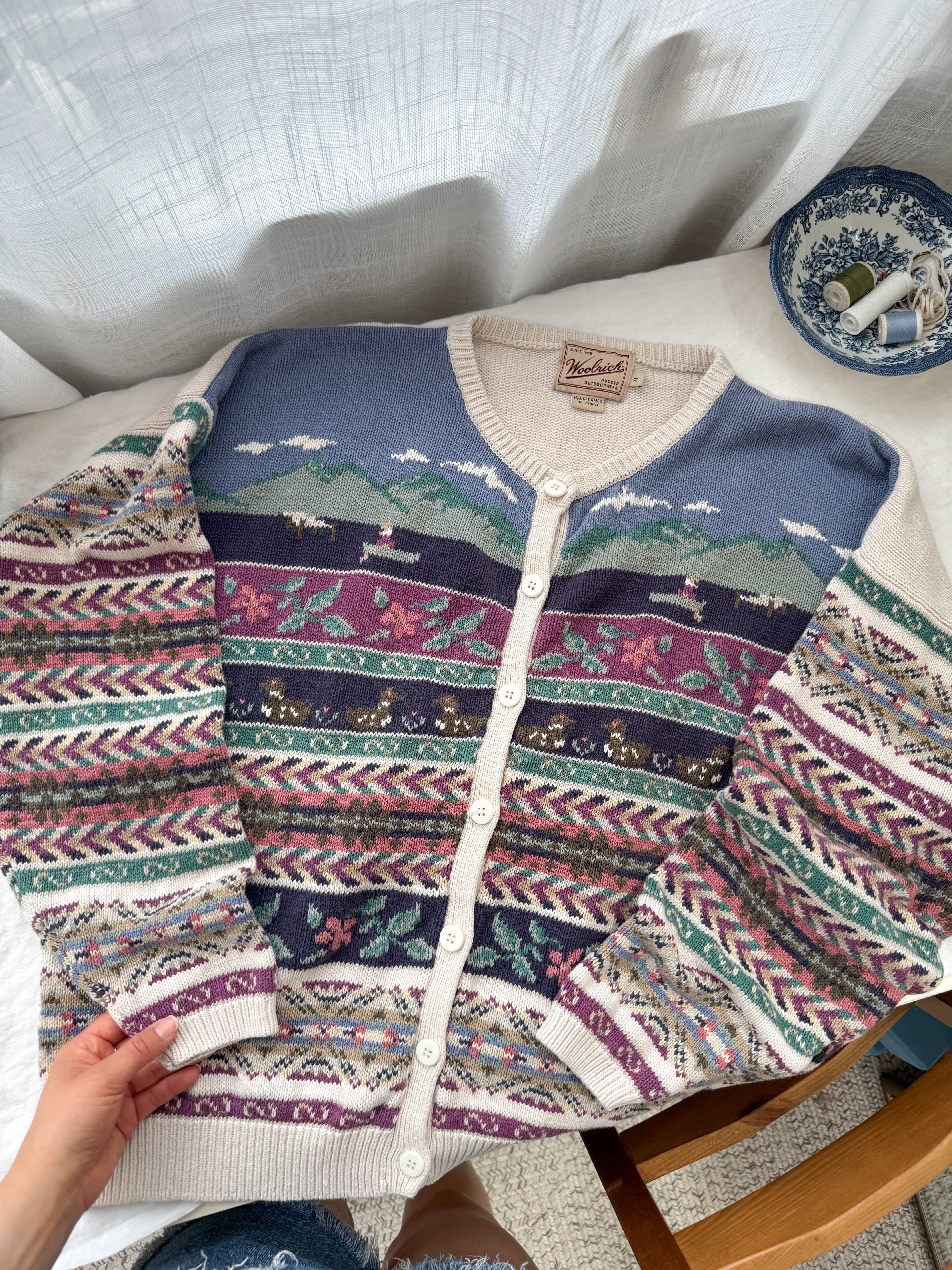 The Mountain Kayak Cardigan (XL)