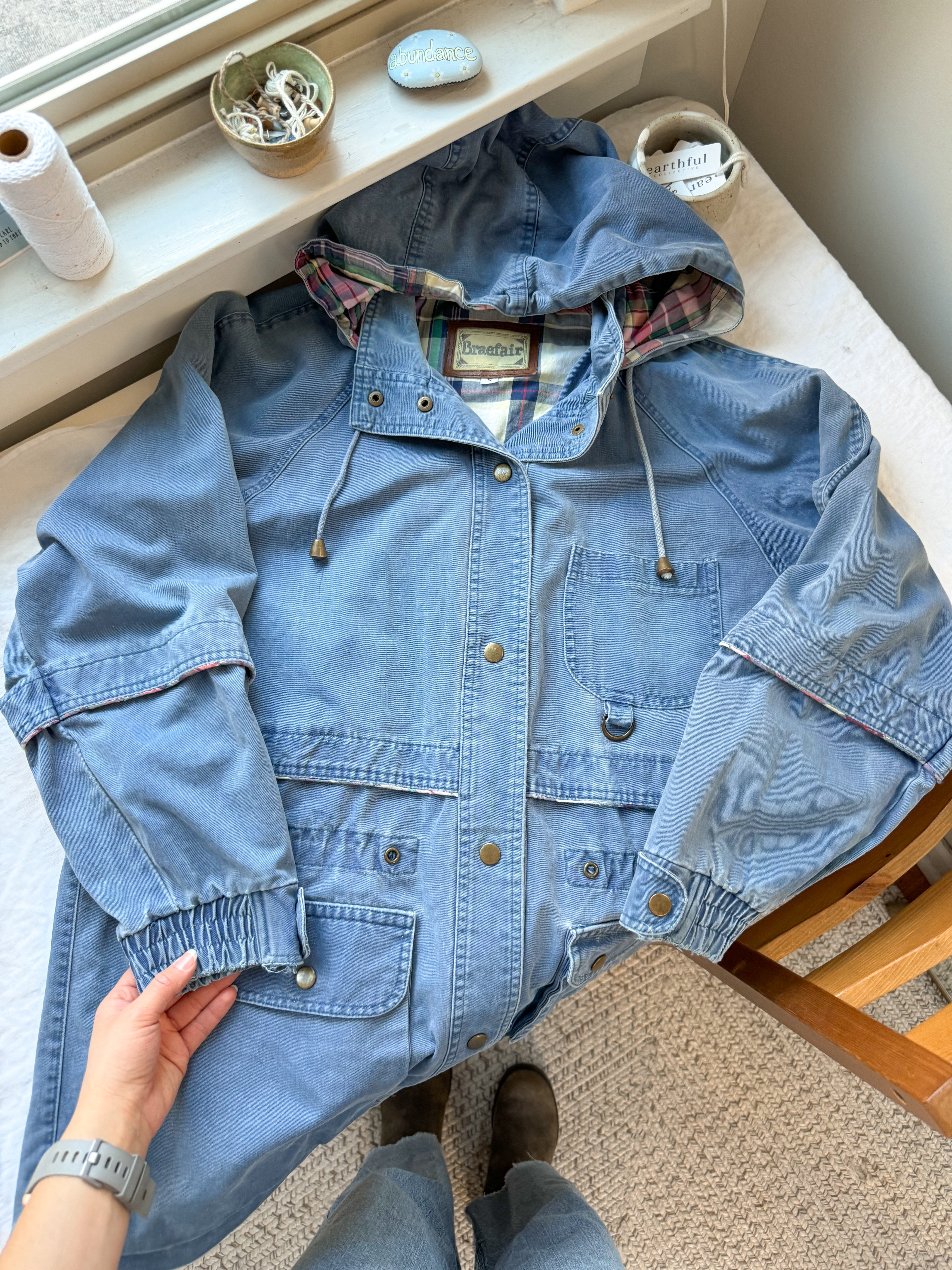 The Sky Blue Utility Coat (S)