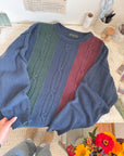 The Navy, Red & Green Sweater (XL)