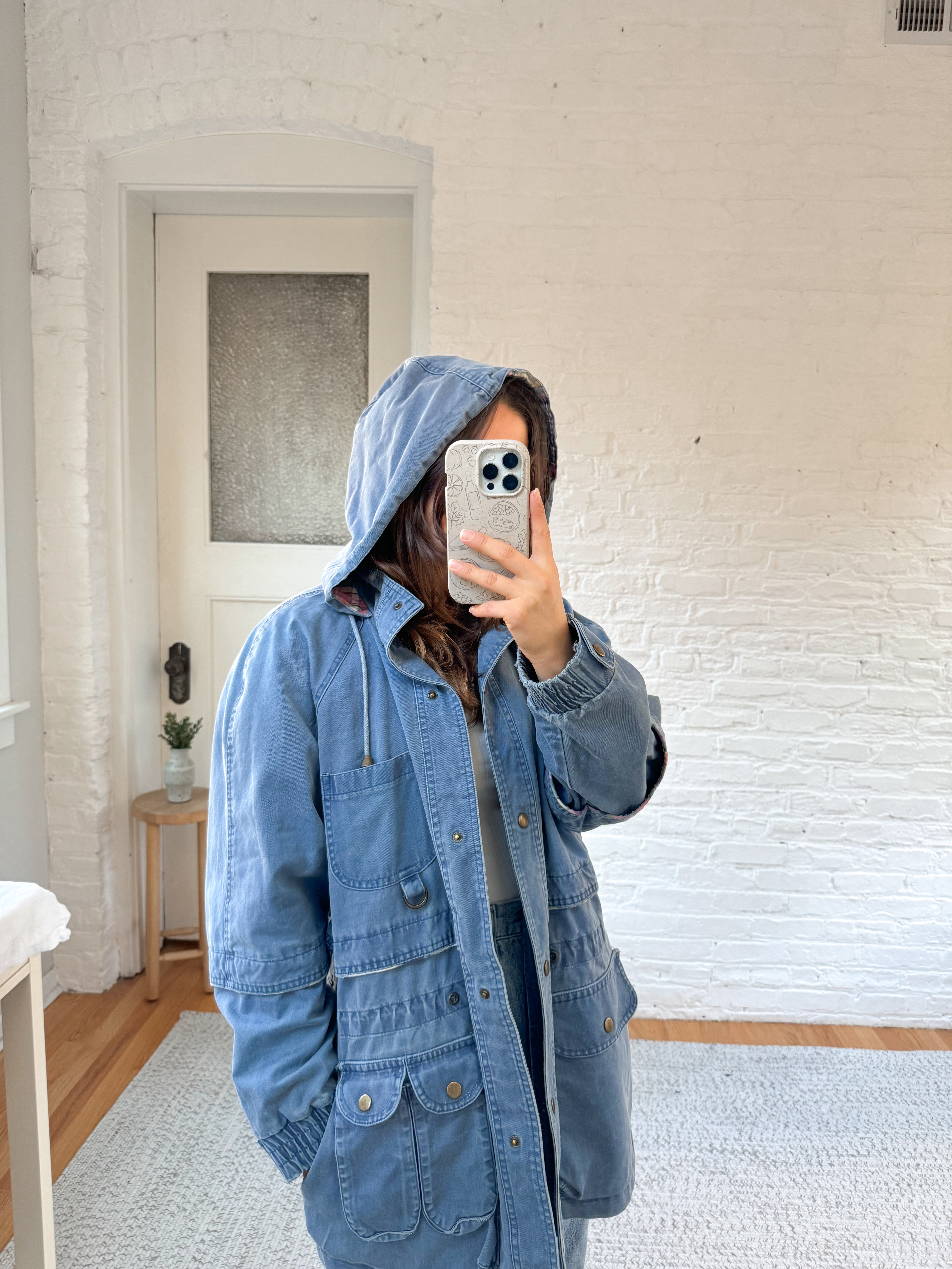 The Sky Blue Utility Coat (S)