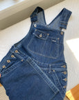 Dark Wash Silver Jeans Flare Overalls (S)