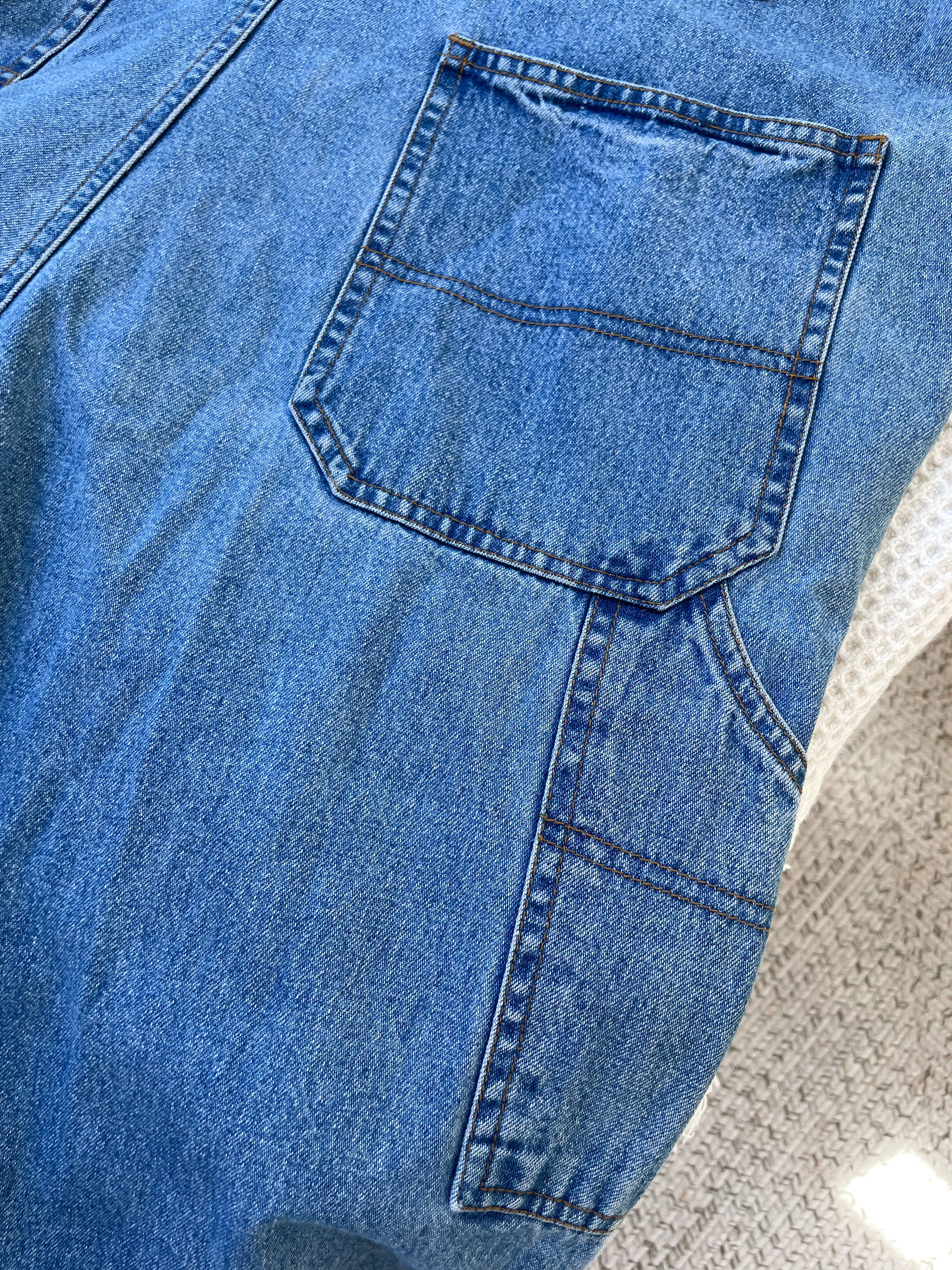 Midwash Squeeze Jeans Overalls (M)