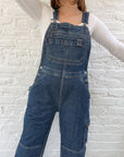 Dark Wash Carpenter Overalls (XS)