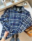 The Blue & Red Flannel Lined Shacket (M)