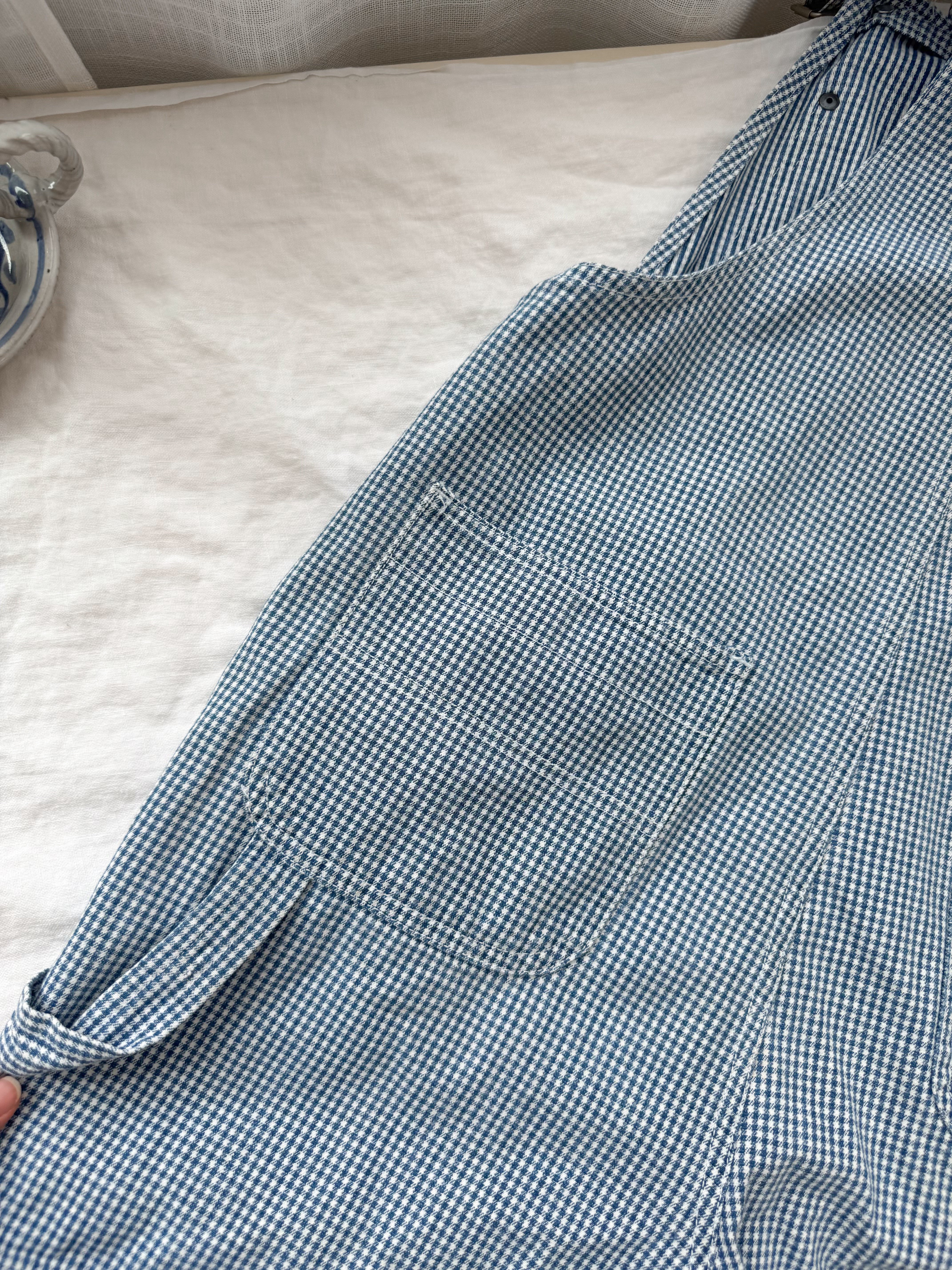 The Spring Gingham Shortalls (M)