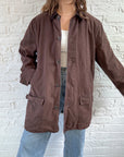 The Chocolate Brown Chore Coat (XL)