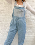 Vintage Striped & Gingham Patchwork Overalls (S)