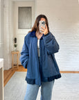 The Blue Warm Up Puffer Jacket (L)