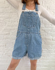 Canyon River Light Wash Shortalls (L)