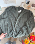 The Moss Textured Cardigan (XXL)