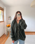 The Moss Textured Cardigan (XXL)