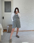 Micro Corduroy Grey Shortalls (S)