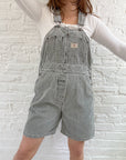 Micro Corduroy Grey Shortalls (S)