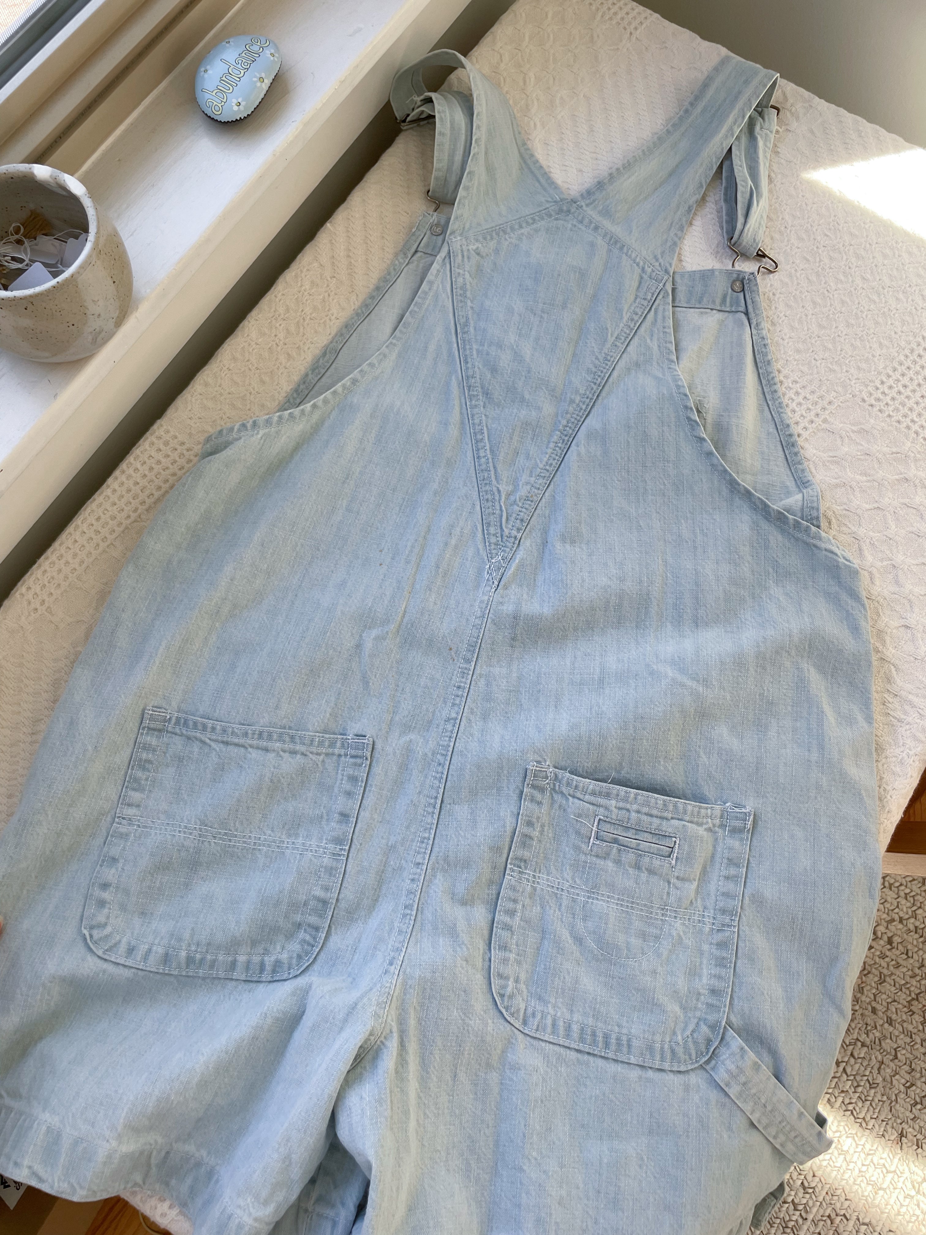 Light Wash Route 66 Shortalls (L)