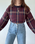 The Warm Plaid Sweater (XL)