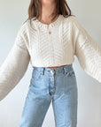 The Cream Bean Sweater (L)