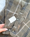 The Olive Flannel Lined Shacket (XL)