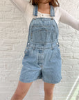 Light Wash Guess Shortalls (S)