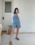 Light Wash Guess Shortalls (S)