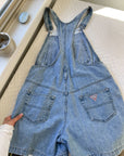 Light Wash Guess Shortalls (S)