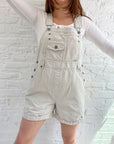 Cream Squeeze Shortalls (M)