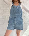 Free People Raw Hem Shortalls (L)