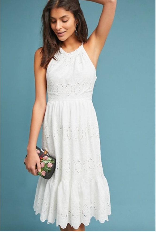 The Summer Lace Midi Dress (M)