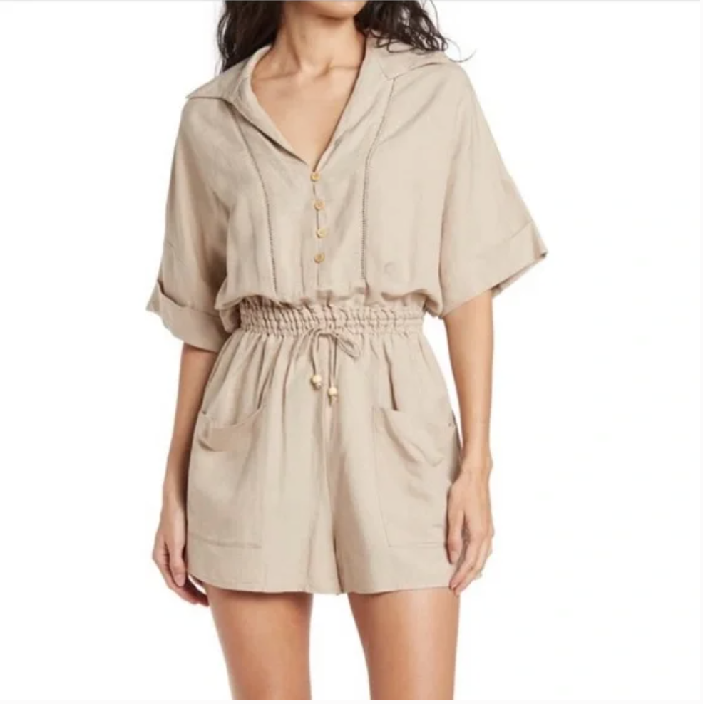 The Sandy Shore Romper (XL)