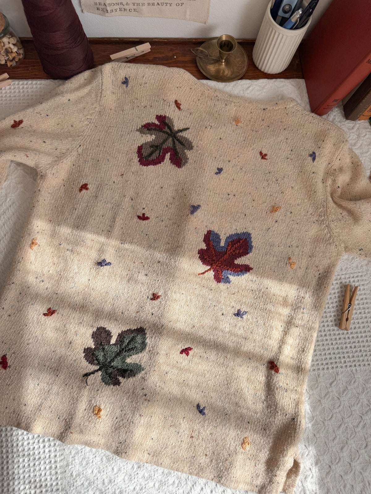 The Wildwood Leaf Cardigan (M)