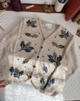 The Sundown Moss Leaf Cardigan (M)