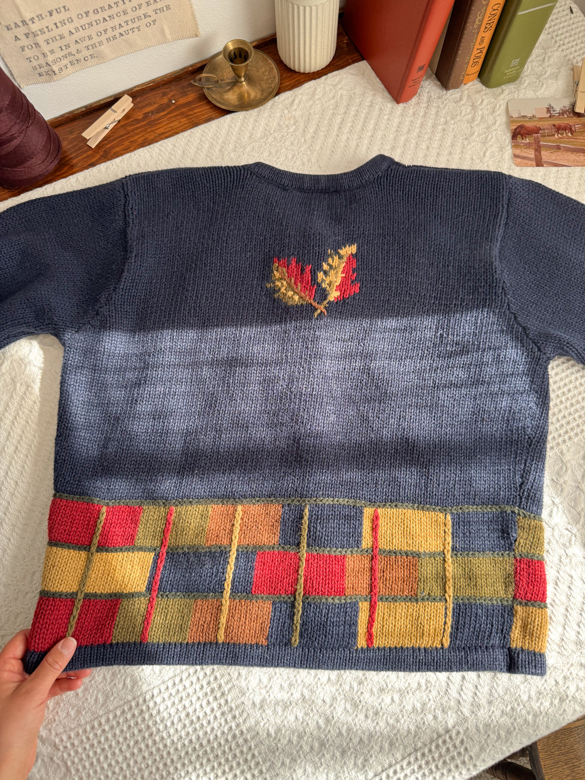 The Afterglow Leaf Cardigan (M)