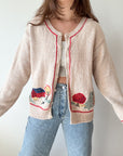 The Quilted Tree Barn Cardigan (L)