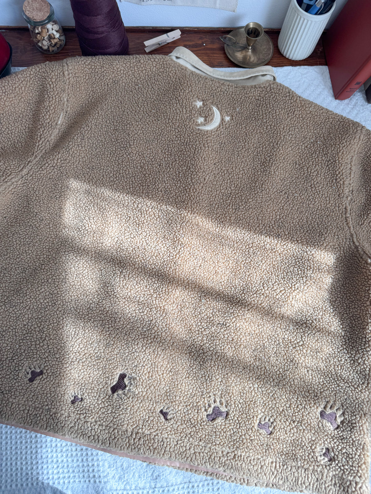 The Smokey Bear Sherpa Cardigan (XXL)