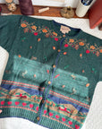 The Autumnal Village Cardigan (XL)