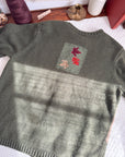 The Acorn Moose Checkered Cardigan (L)