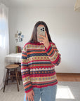 The Rolled Neck Foliage Sweater (M)