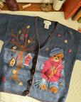 The Raking Leaves Bear Cardigan (L)