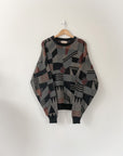 Vintage Multi Pattern Abstract Knit (L)