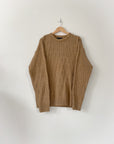 NWT Fuzzy Neutral Woven Sweater (M)