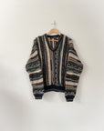 Vintage Coogi Style V Neck Sweater (M)