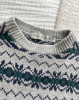 Vintage Faire Isle Patterned Sweater (M)