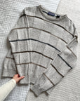 Vintage Striped Squares Sweater (M)